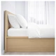 Ліжко з контейнером MALM IKEA 004.126.85 дуб - зображення 3