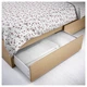 Кровать с 4 отделениями для хранения MALM IKEA 990.226.68 дуб - изображение 6