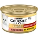 Корм влажный Gourmet Gold для кошек с лососем и курицей в подливке 85 г (7613032618674) - изображение 1