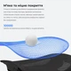 Кресло эргономичное игровое Anda Seat X-Air Mega Size XL до 120 кг Mesh Space Black (AD-WY-01-BBB) - изображение 8