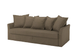 Диван 3-х местный HOLMSUND IKEA 195.169.18 серо-коричневый - изображение 1
