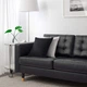 Диван 2-местный LANDSKRONA IKEA 290.317.46 чорний/дерево - изображение 2