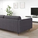 Трехместный диван LANDSKRONA IKEA 592.703.11 сірий/дерево - изображение 3