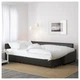 Угловой диван с функцией спального места FRIHETEN IKEA 692.168.18 черный - изображение 3