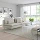 Диван 3-місний модуль SODERHAMN IKEA 893.056.15 бежевий/коричневий - зображення 2