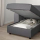 Раскладной угловой диван с шезлонгом VIMLE IKEA 695.452.49 серый - изображение 5