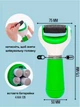 Пилка электрическая для ног роликовая пемза для пяток BRS Green - изображение 3