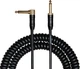 Кабель инструментальный Cascha CCA-G2BK6 (Advanced Line Guitar Cable Curly, Black, 6 м) - изображение 1