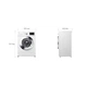 Стиральная машина LG серии 6 Motion™ F2J3WS2W, фронтальная, узкая, 6.5 кг, 1200, A+++, 44 см, дисплей, пар, инвертор, белый - изображение 14