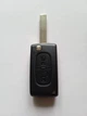Корпус викидного ключа Peugeot 207 307 307 407 Galakeys 2 кн батарейка на корпусі лезо HU83 (01-21) - зображення 1