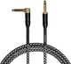 Кабель інструментальний Cascha CCP-G2ABK9 (Professional Line Guitar Cable, Tweed Black, 9 м) - зображення 1