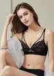Женский кружевной бюстгальтер Soft Comfort (1584-75-02) Черный 75В No Brand - изображение 2