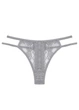 Женские кружевные трусики стринги Spring Elegance (1589-46-03) Серый L FINETOO (46) - изображение 4