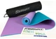 Килимок для йоги та фітнесу EasyFit TPE+TC 6 мм двошаровий + Чохол фіолетовий з м'ятним (EF-1924E-VM) - зображення 1