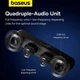 Мини-саундбар Baseus DS10 Mini (5вт, 5000mAh, Bluetooth, AUX/USB, RGB-подсветка, сенсорное кправление) - Черный - изображение 6