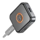 FM-трансмітер Borofone BC55 (Bluetooth аудіо адаптер у машину, мікрофон для дзвінків, ресивер) - Чорний - зображення 5