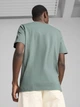 Футболка хлопковая длинная мужская Puma Graphics Wording Tee 68482530 S Green Moon (4067983343766) - изображение 2