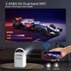 Мультимедийный проектор GammaBai Joy RD853 WiFi Bluetooth поддерживает боковую проекцию, 4-точечную коррекцию трапецеидальных искажений, 1080P FHD, функцию масштабирования - изображение 4