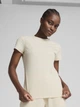 Футболка спортивная женская Puma Ess Elevated Rib Tee 68502187 S Молочная (4067983495939) - изображение 1