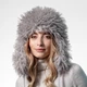 Шапка ушанка LuckyLOOK ЛЕВКО One Size Серый (542-112) - изображение 4
