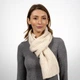 Шарф женский LuckyLOOK Amala 23х178 см Бежевый 593-312 - изображение 2