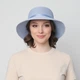 Шляпа женская со средними полями LuckyLOOK 817-976 One size Голубой - изображение 5