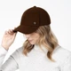 Бейсболка LuckyLOOK ЕМІЛІЯ 57-58 Коричневый (589-001) - изображение 2