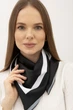Хустка Lesia 202400 68х68 см Чорно-біла (149390000Без розміру) - зображення 6