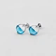 Серебряные серьги Minimal 9520320-blue - изображение 3