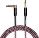 Кабель інструментальний Cascha CCP-G2ARD6 (Professional Line Guitar Cable, Tweed Red, 6 м) - зображення 1