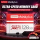 Карта пам'яті Lenovo microSDXC 128GB thinkPlus Class 10 UHS-I U3 V30 A1 - изображение 3