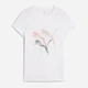 Футболка хлопковая женская Puma Graphics Branded Leaf Tee 68508202 XS White с принтом (4067984234636) - изображение 4