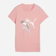 Футболка хлопковая женская Puma Graphics Branded Leaf Tee 68508218 S Pink Fruit с принтом (4067984235145) - изображение 4