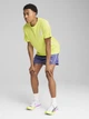 Футболка спортивная для бега длинная мужская Puma Graphics Running Slogan Tee M 52656439 XL Бледно-желтая (4067984140739) - изображение 3