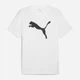 Футболка хлопковая длинная мужская Puma Ess Tee 68253602 L White с принтом (4067983302091) - изображение 6