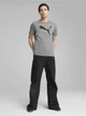 Футболка хлопковая длинная мужская Puma Ess Tee 68253603 L Medium Gray Heather с принтом (4067983302015) - изображение 3