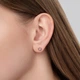 Золотые серьги Minimal ЗЛК-0398ж - изображение 4
