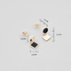 Золотые серьги Minimal ЗВС-385еж - изображение 6