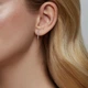 Золотые серьги Minimal ЗЛК-0368-ж - изображение 4