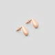 Золотые серьги Minimal с330-ч - изображение 1