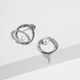 Серебряные серьги Minimal 2380-50р/вс-447р - изображение 4