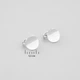Серебряные серьги Minimal 520793 - изображение 4