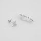 Серебряные серьги Minimal 520859б - изображение 3