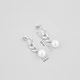 Серебряные серьги Minimal 521062б - изображение 5