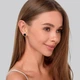 Серебряные серьги Minimal 24210р - изображение 2
