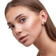 Серебряные серьги с позолотой Minimal 24214п - изображение 2
