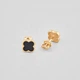 Серебряные серьги с позолотой Minimal 24214п - изображение 3