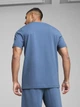 Футболка хлопковая длинная мужская Puma Mass Merchants Tee 68465924 2XL Blue Horizon с принтом (4067983666049) - изображение 2