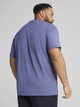Koszulka męska bawełniana Puma Ess No.1 Logo Heather Tee (S) 68255146 S Fioletowa (4067983317323) - obraz 2