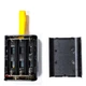 Корпус повербанка под АКБ 3x18650, LED Display, светильник 8 диодов, 10W 2xUSB-A, in: Type-C, MicroUSB | black-yellow-transparent | XMSJ3X1865KYT - изображение 2